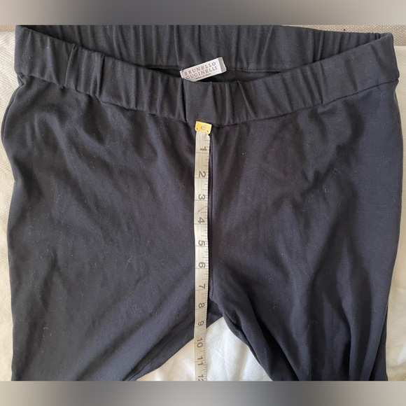Brunello Cucinello Black Cotton Leggings - Picture 6 of 7
